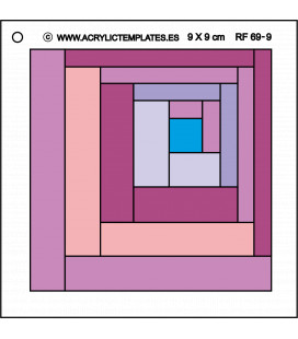 CURVED LOG CABIN TULIP