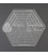 Plantilla Log Cabin ATL 503/9 HEXAGON TRADICIONAL MEDIUM