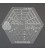 Plantilla Log Cabin ATL 503/7 HEXAGON TRADICIONAL SMALL