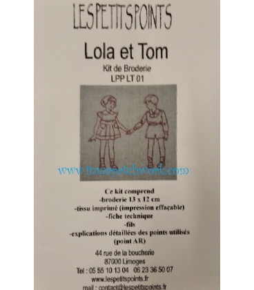 PATRON Y KIT LINO  BRODERIE LPP JJ 01