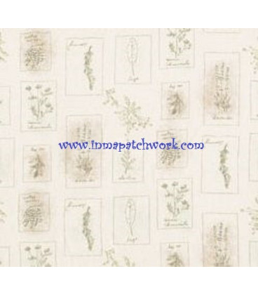 Tela  Japonesa Kinkame European Taupe KEUP028-2